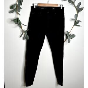 AG Black Farrah Skinny Ankle Jeans